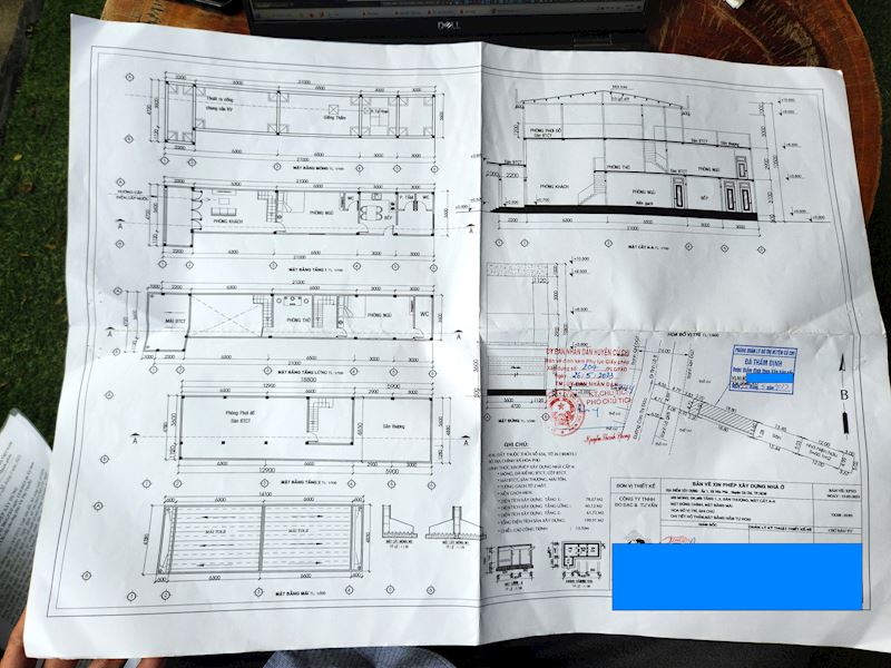 Bản vẽ xin phép xây dựng - Củ Chi